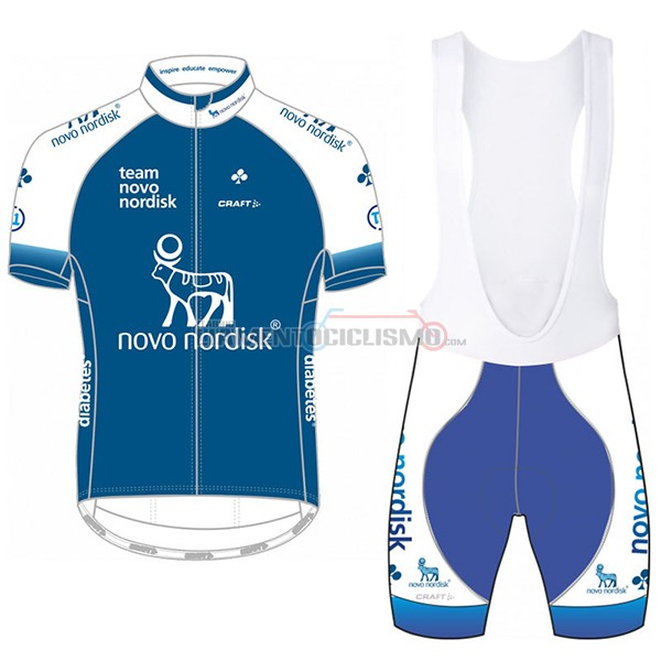 Abbigliamento Ciclismo Novo Nordisk 2017 blu